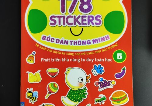 Sách - 178 Stickers Bóc Dán Thông Minh Phát Triển Khả Năng Tư Duy Toán Học (3 - 4 Tuổi) Tập 5 Chưa Có Đánh Giá 0 Đã Bán