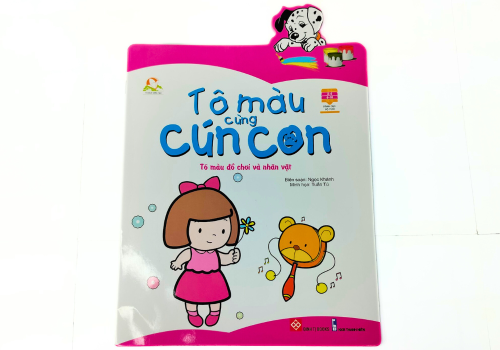 Tô Màu Cùng Cún Con - Tô Màu Đồ Chơi Và Nhân Vật 