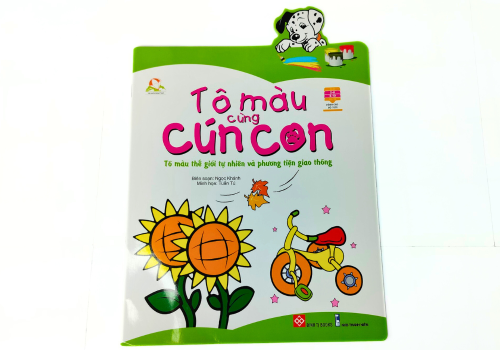 Tô Màu Cùng Cún Con - Tô Màu Thế Giới Tự Nhiên Và Phương Tiện Giao Thông