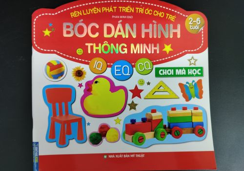 Sách Rèn Luyện Phát Triển Trí Óc Cho Trẻ - Bóc Dán Hình Thông Minh - Chơi Mà Học (2-6 Tuổi)