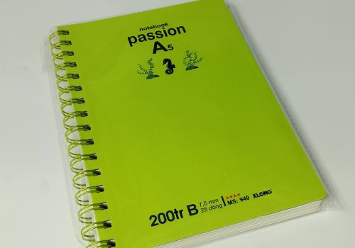 Sổ lò xo A5 200tr bìa cứng Klong - MS940
