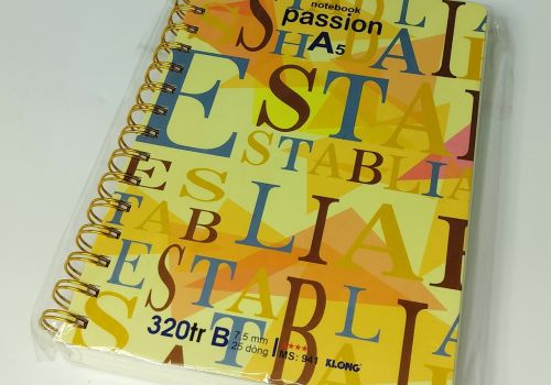 Sổ lò xo A5 320tr bìa cứng Klong - MS941