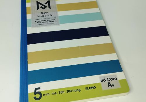 Sổ may caro Klong A4 200 MS988