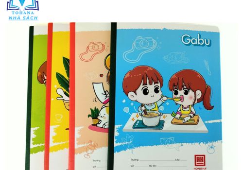 Vở 4 Ô Ly 80 Trang Hồng Hà Gabu