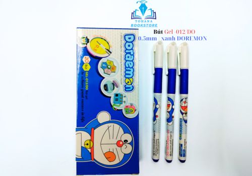 Bút Gel Doraemon GEL-012/DO Phù Hợp Cho Học Sinh Tiểu Học Mực Xanh (Hộp 20 chiếc)