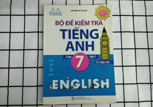 Sách - Bộ đề kiểm tra tiếng Anh lớp 7 tập 1 - Có đáp án
