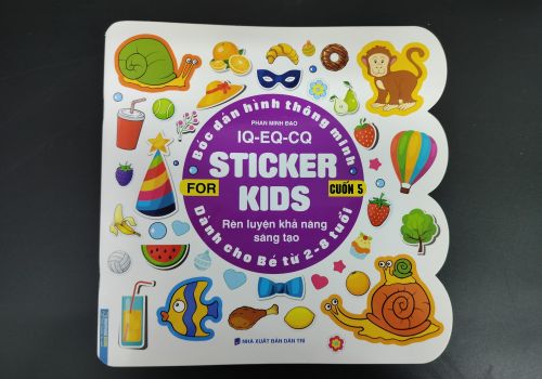 Sách - Bóc dán hình thông minh IQ - EQ - CQ - Cuốn 5 (Dành cho bé từ 2 - 8 tuổi)
