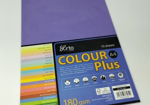 Tập giấy màu 10 tờ A4 CR36564