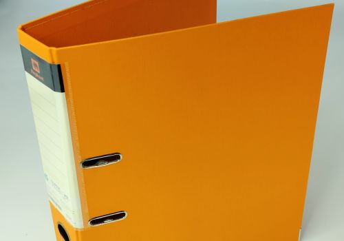 bài còng 5cm khổ F màu cam 2101F