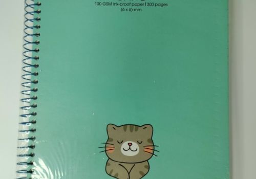 Sổ lò xò đơn caro A4 Klong 300tr MS591